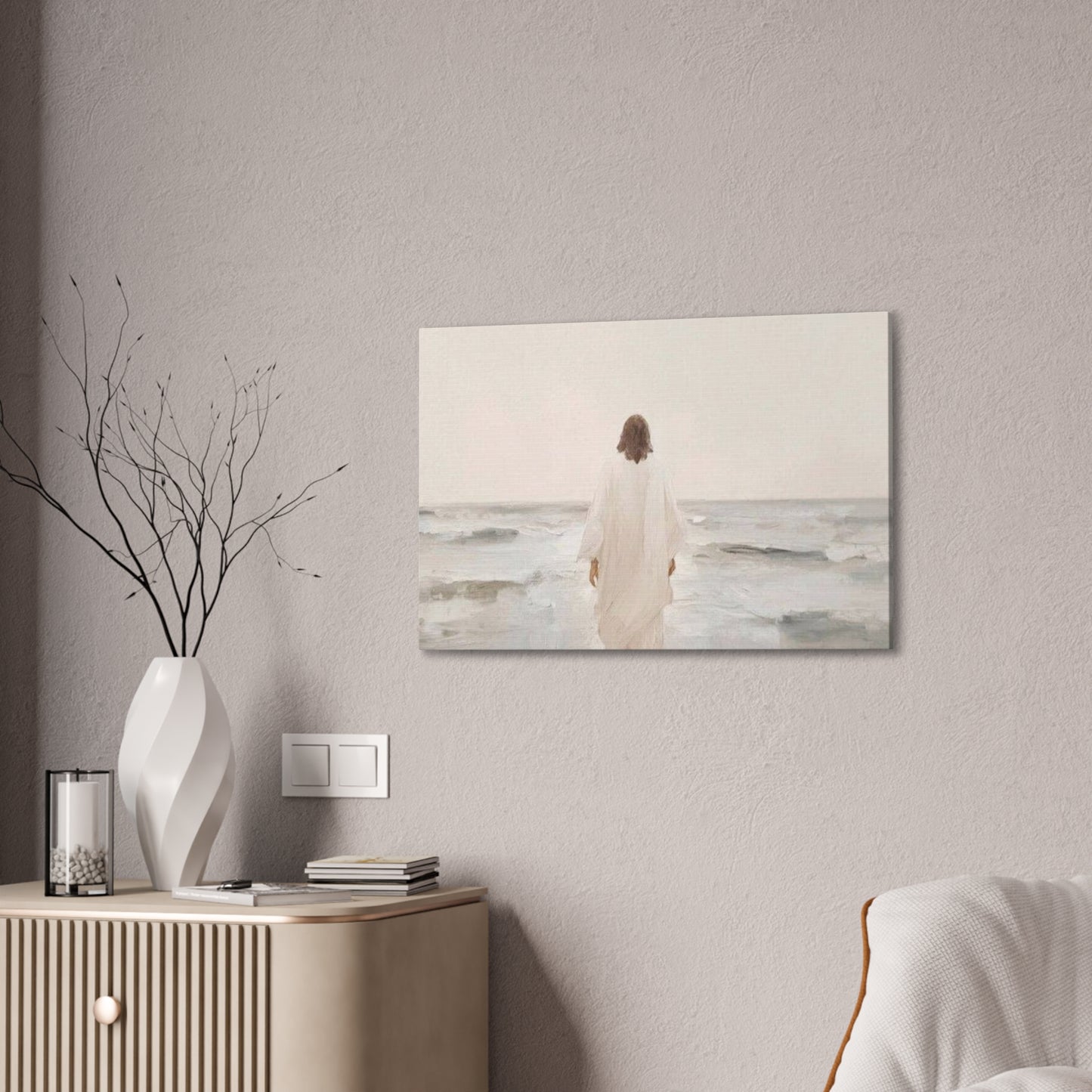 Jesus Walking - Canvas Wall Art