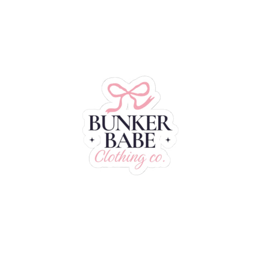 Bunker Babe Logo Sticker