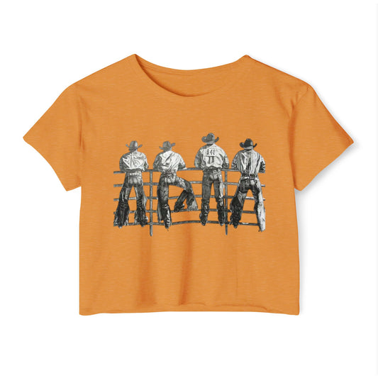 Cowboys at Sunset Crop Top