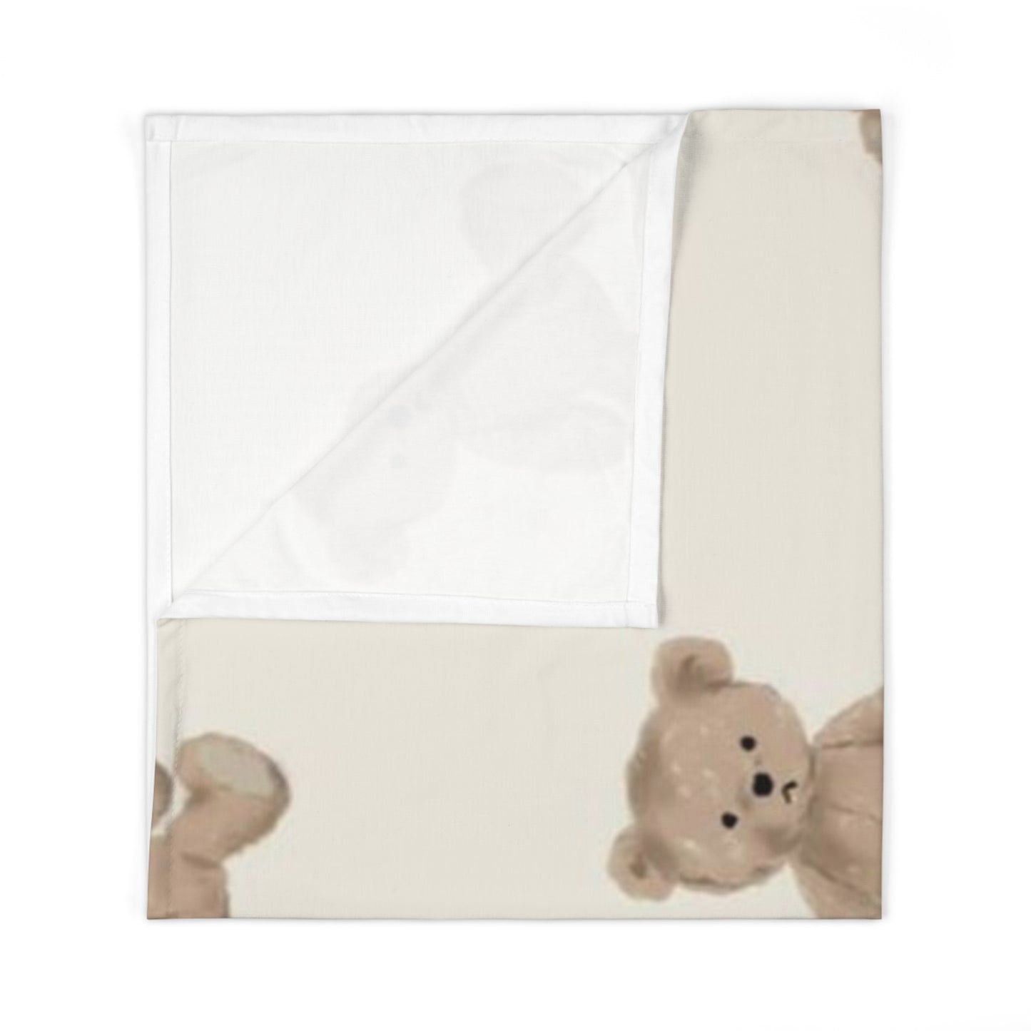 Teddy Bear Baby Swaddle Blanket