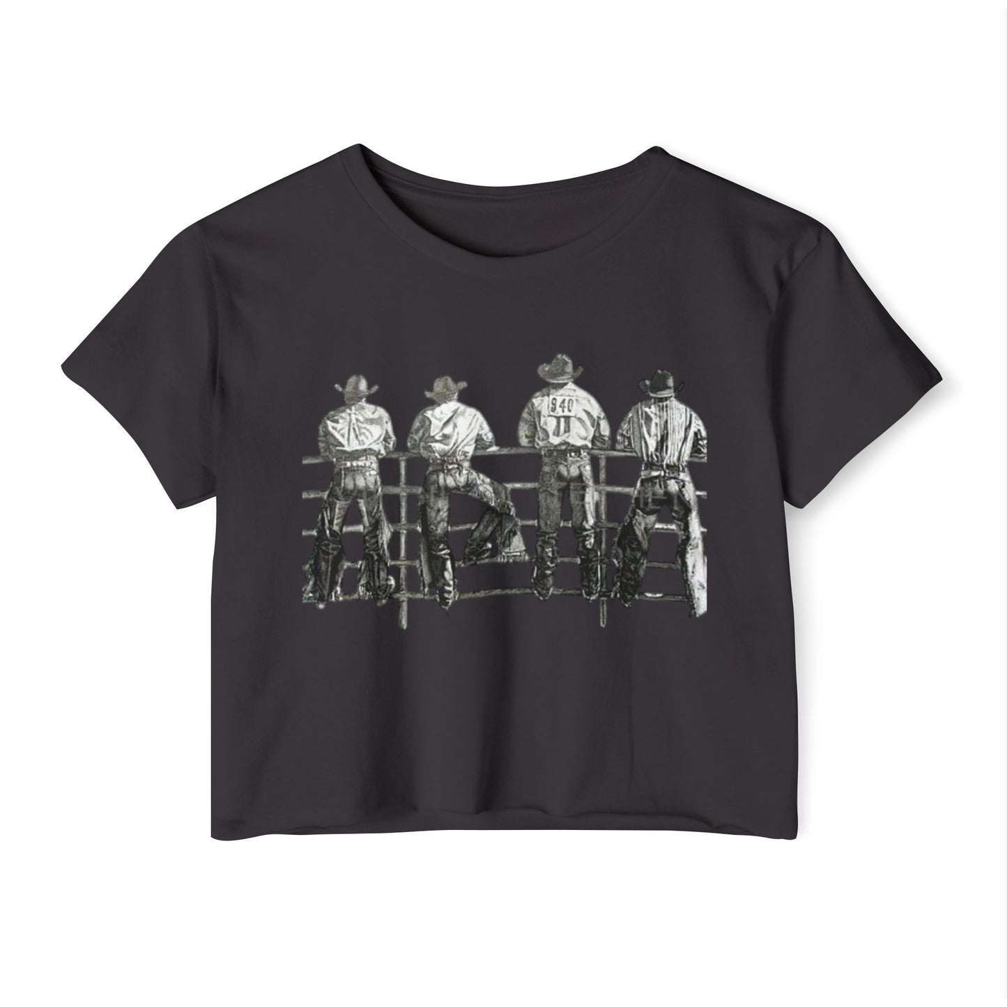 Cowboys at Sunset Crop Top