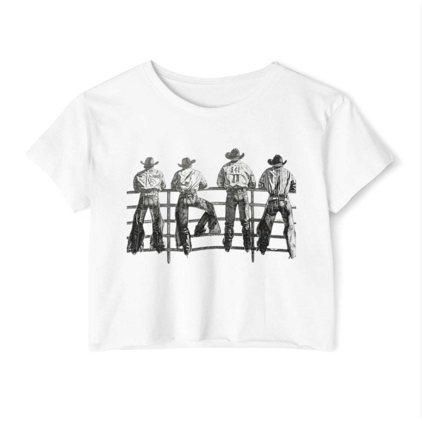 Cowboys at Sunset Crop Top