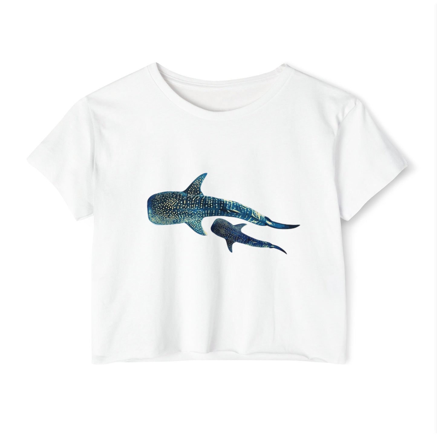 Whale Shark Cropped Tee