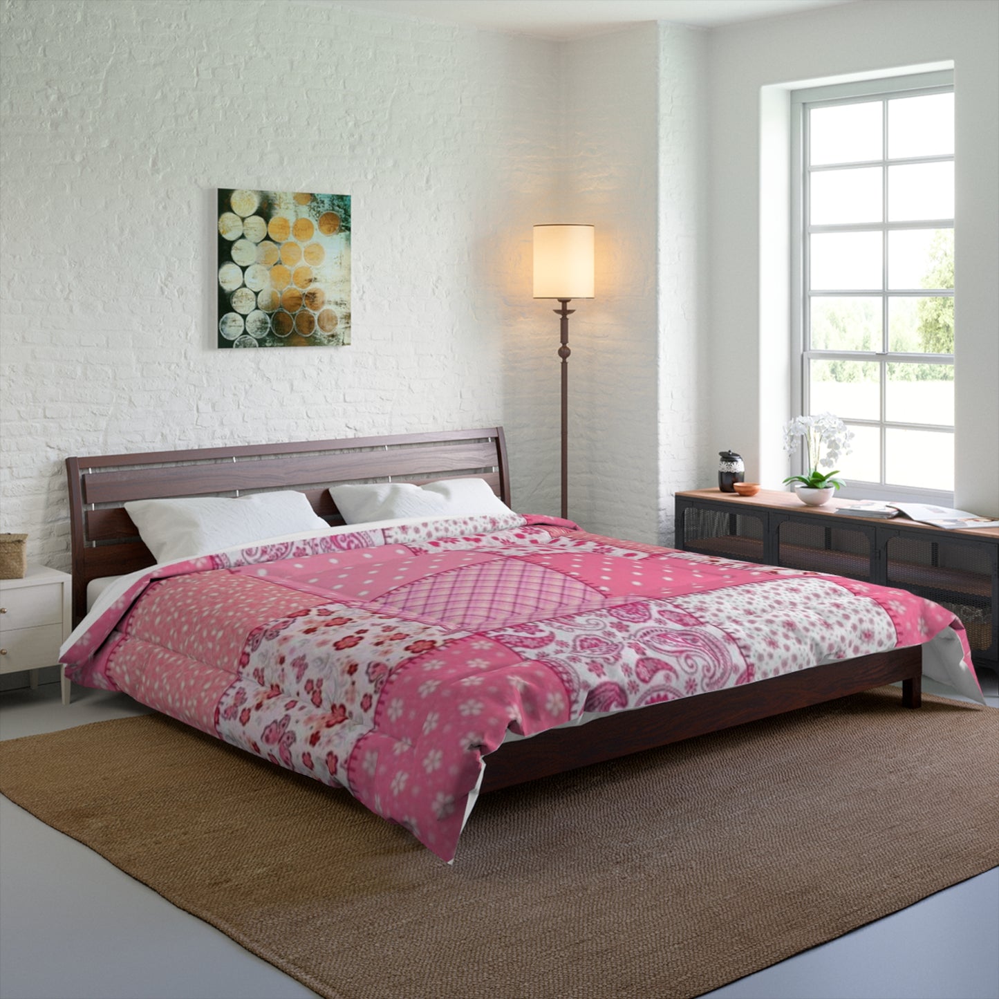 Pink Patchwork Comforter