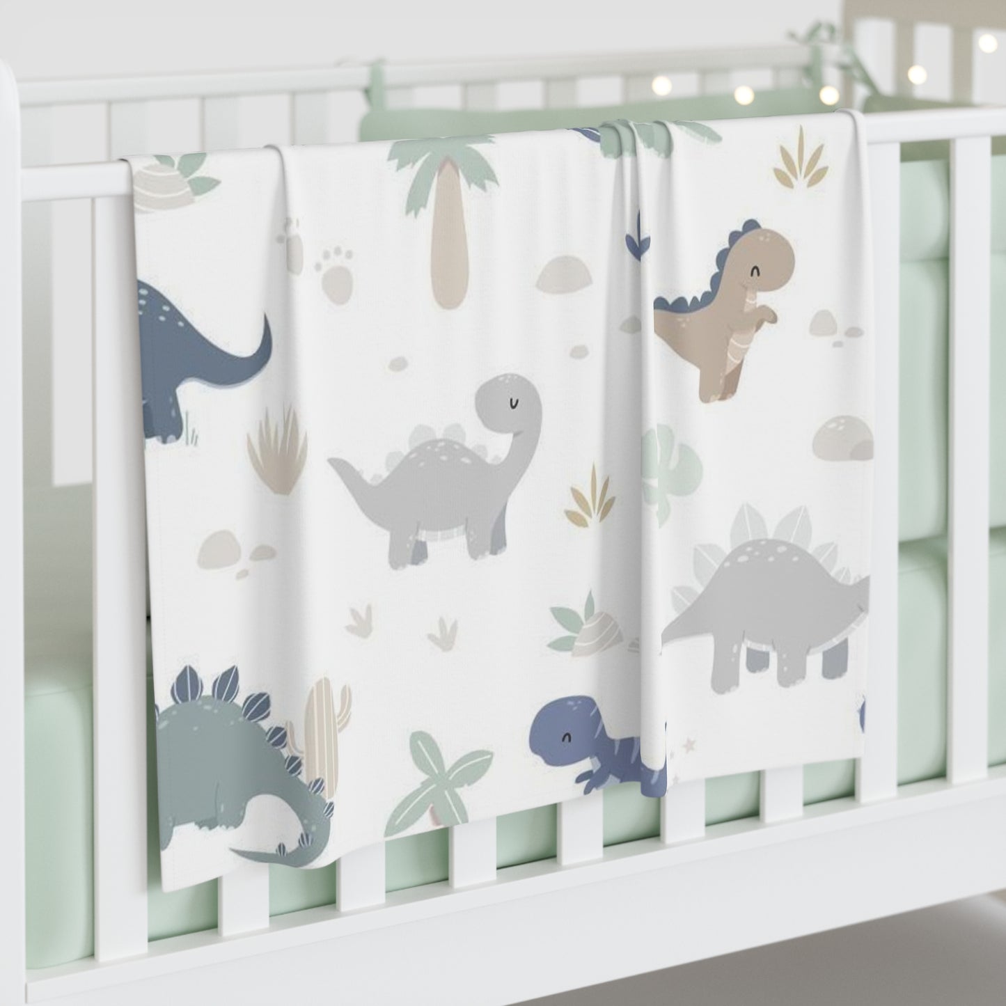 Dinosaur Baby Swaddle Blanket