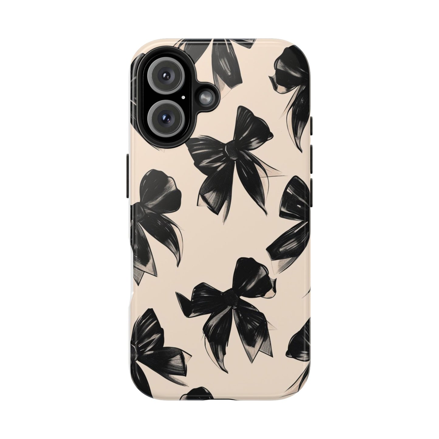 Chic Black Bow Tough Case