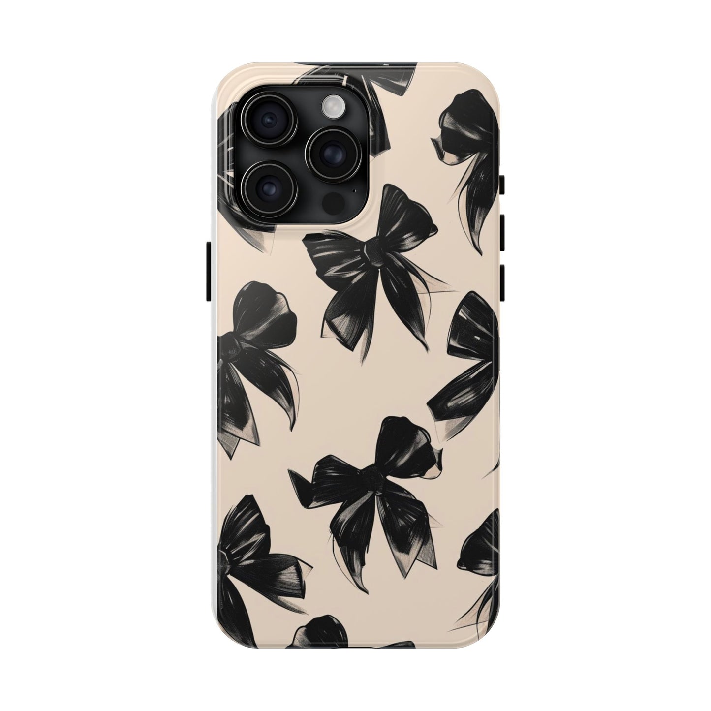 Chic Black Bow Tough Case
