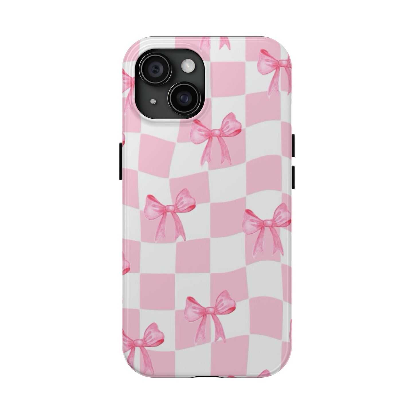 Chic Pink Bow Phone Case