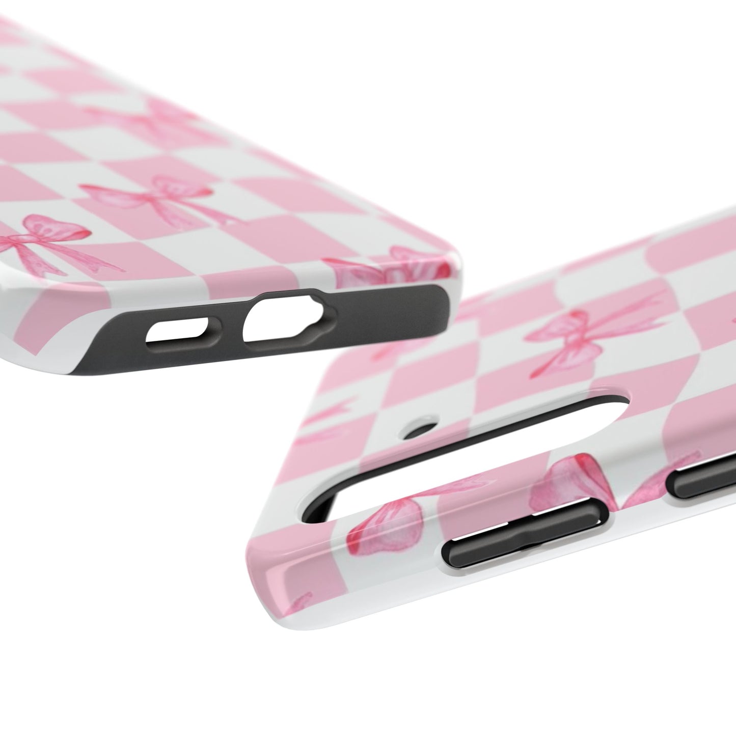 Chic Pink Bow Phone Case