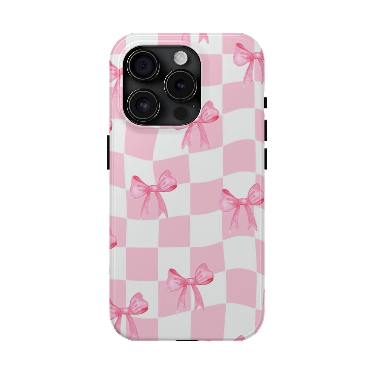 Chic Pink Bow Phone Case