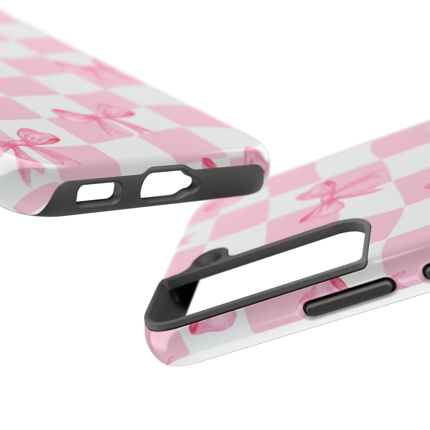 Chic Pink Bow Phone Case