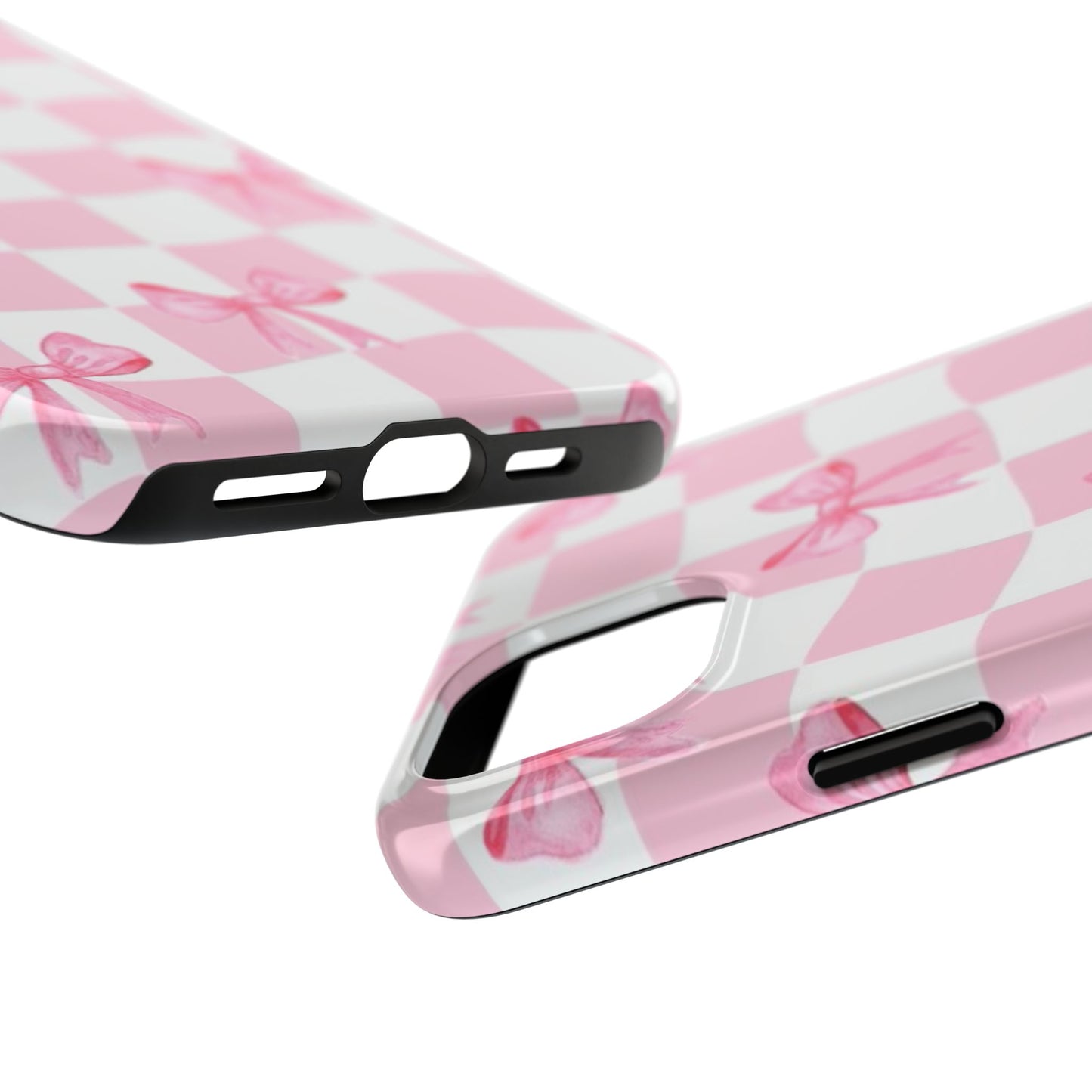Chic Pink Bow Phone Case