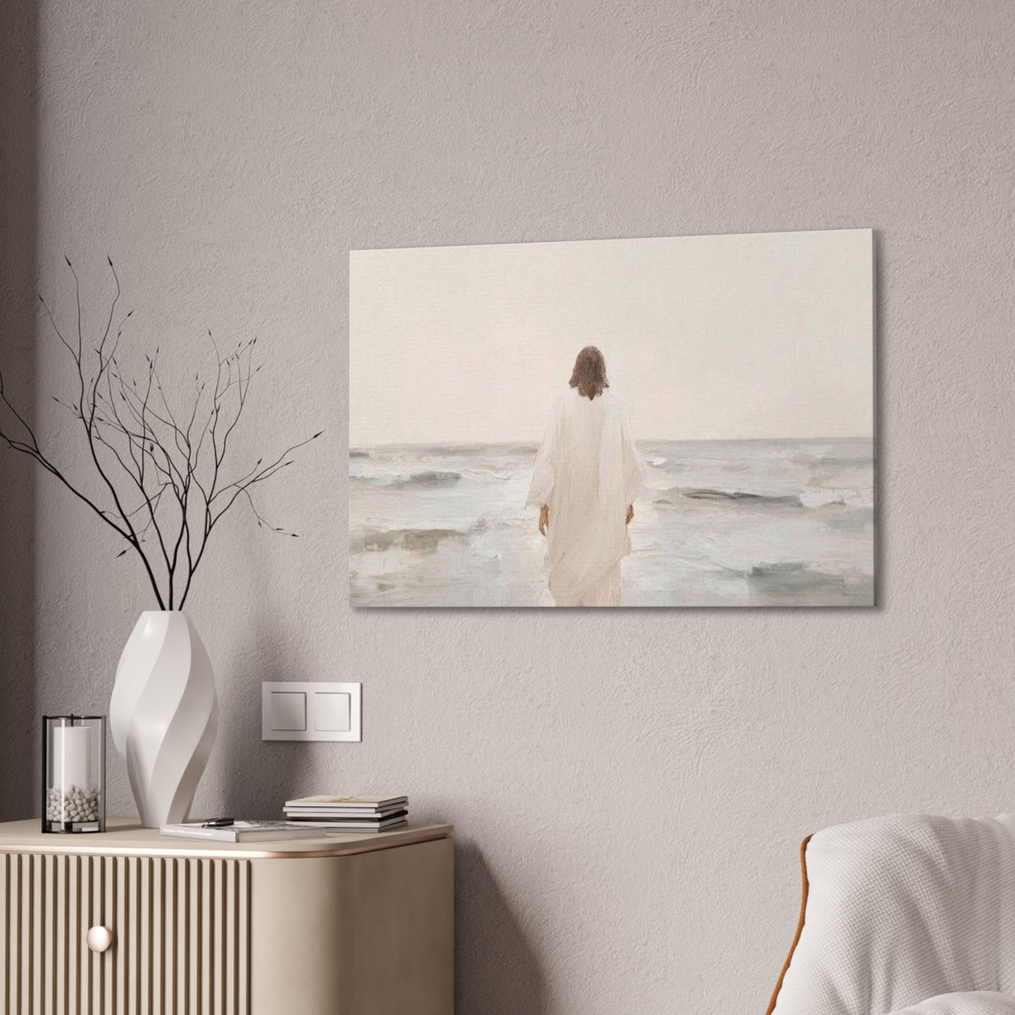 Jesus Walking - Canvas Wall Art