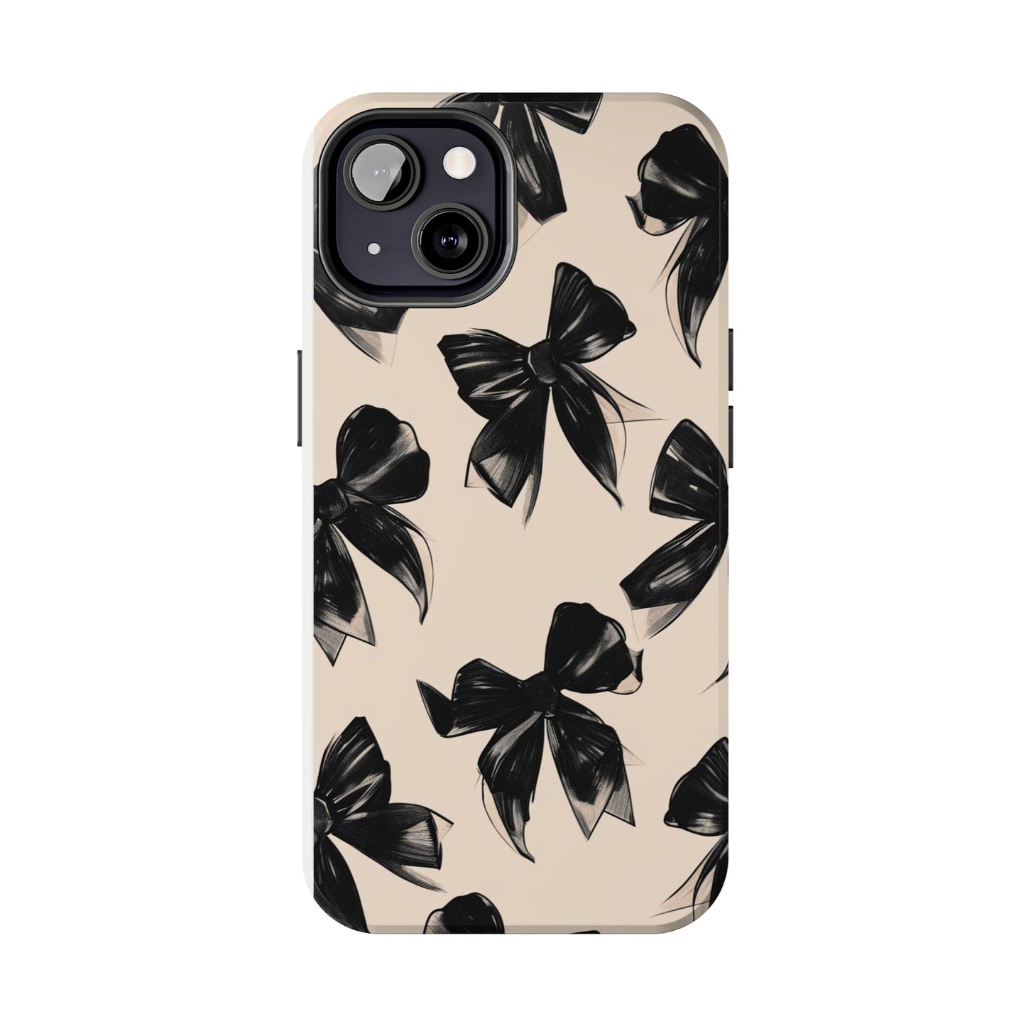 Chic Black Bow Tough Case
