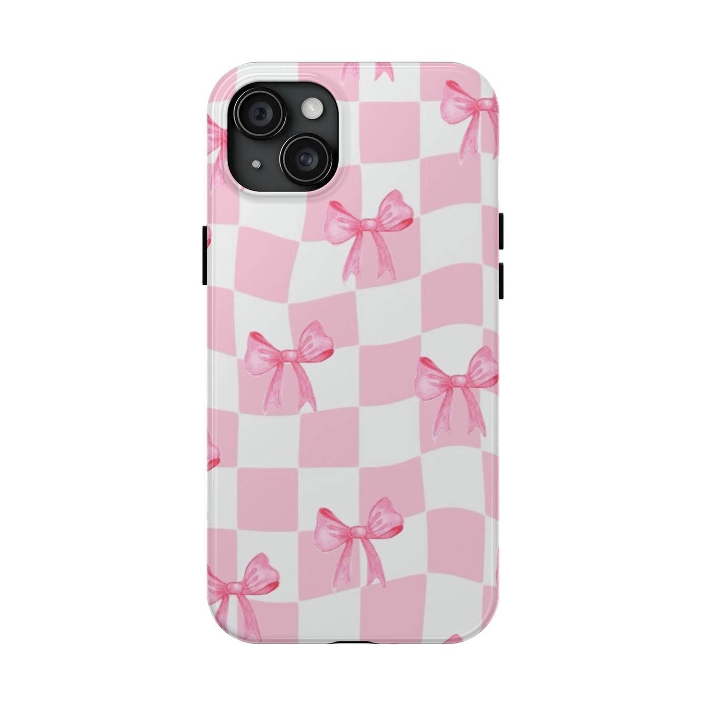 Chic Pink Bow Phone Case