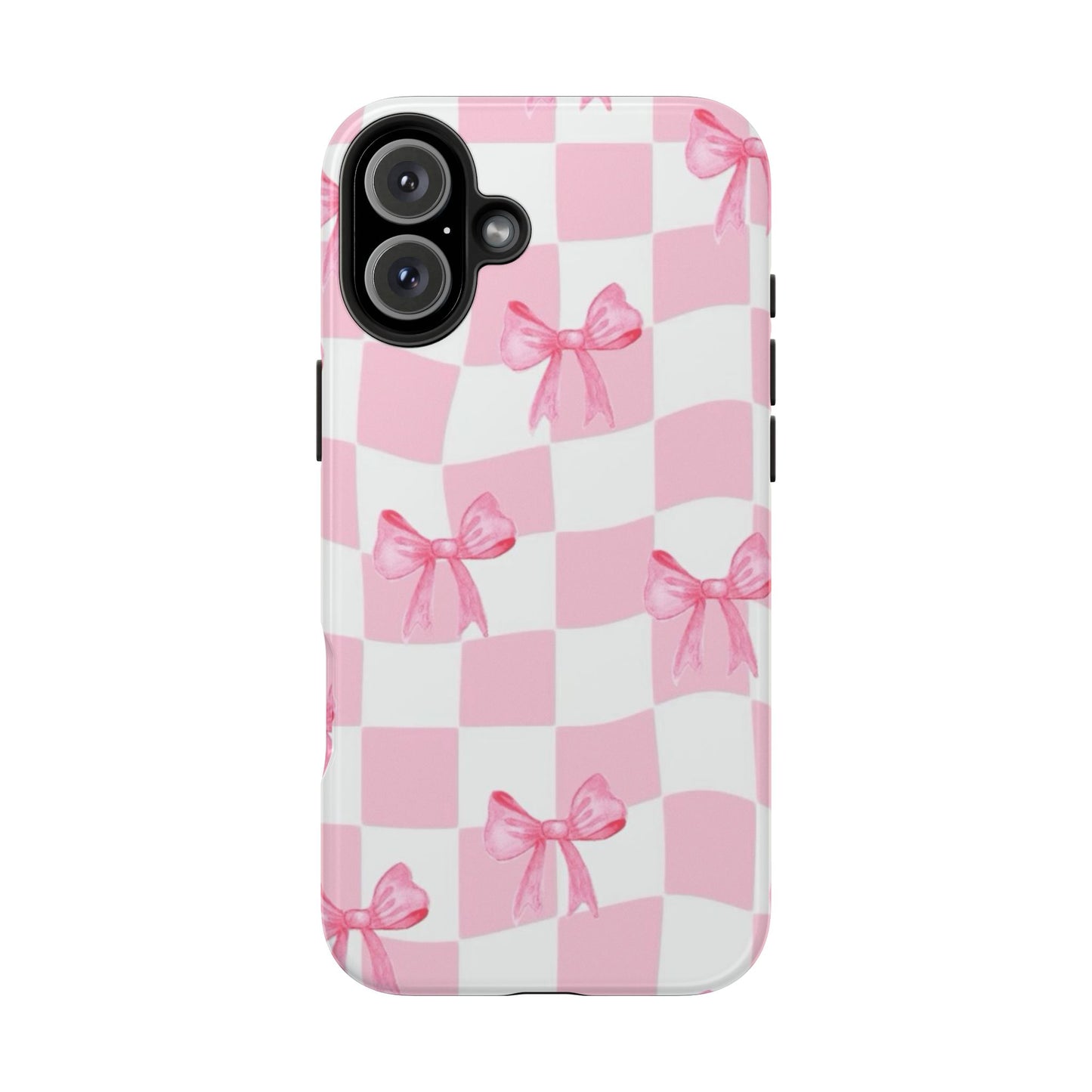 Chic Pink Bow Phone Case