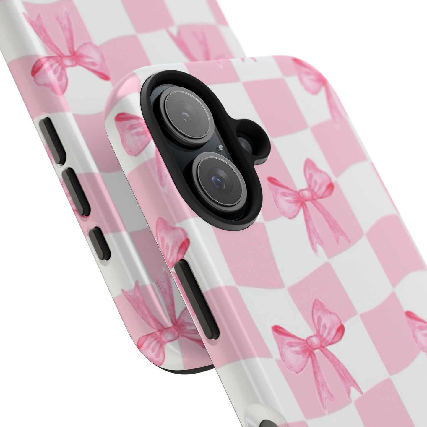 Chic Pink Bow Phone Case