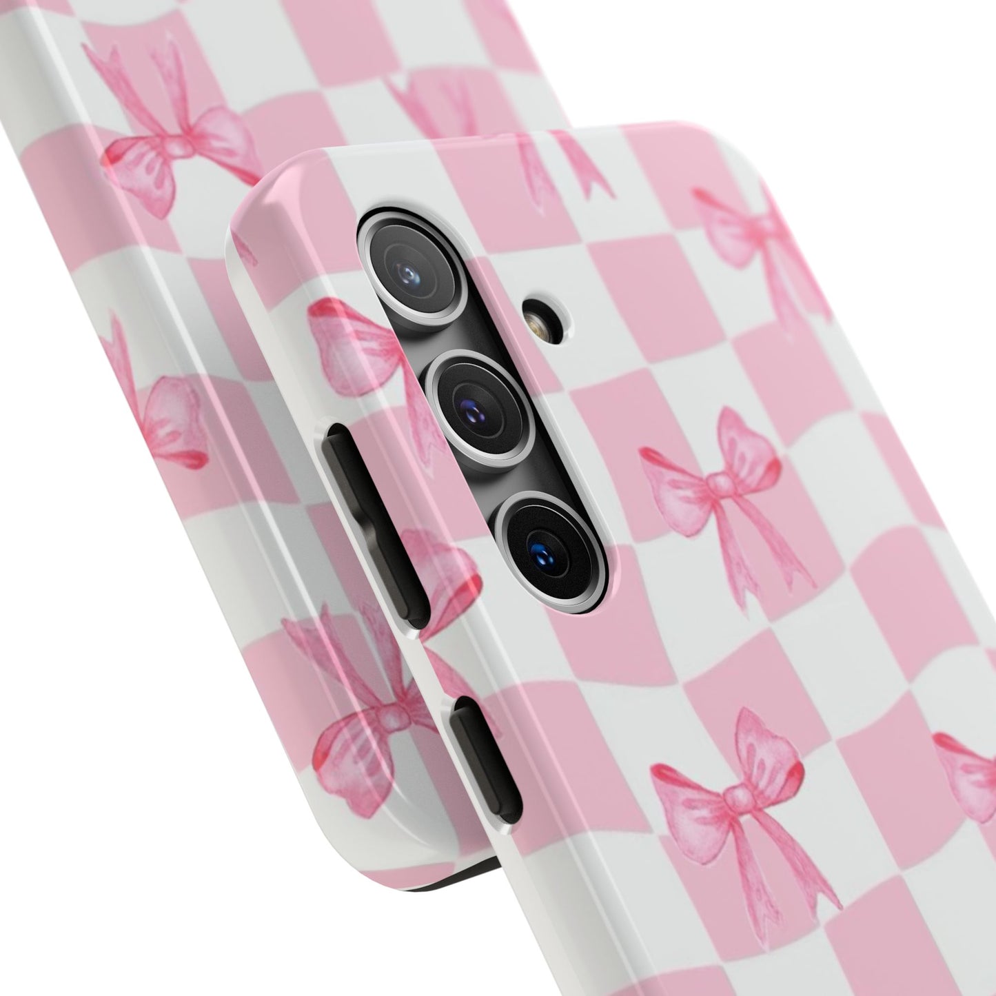 Chic Pink Bow Phone Case