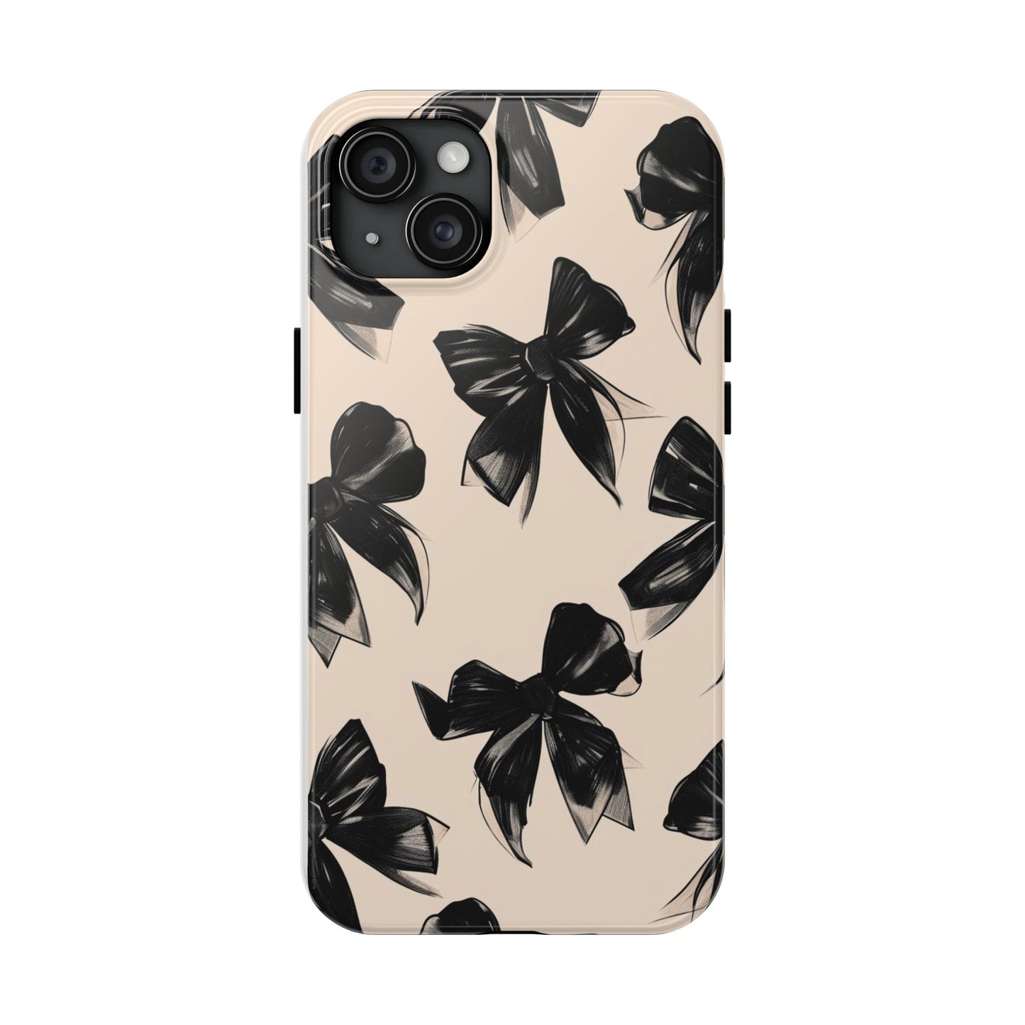 Chic Black Bow Tough Case