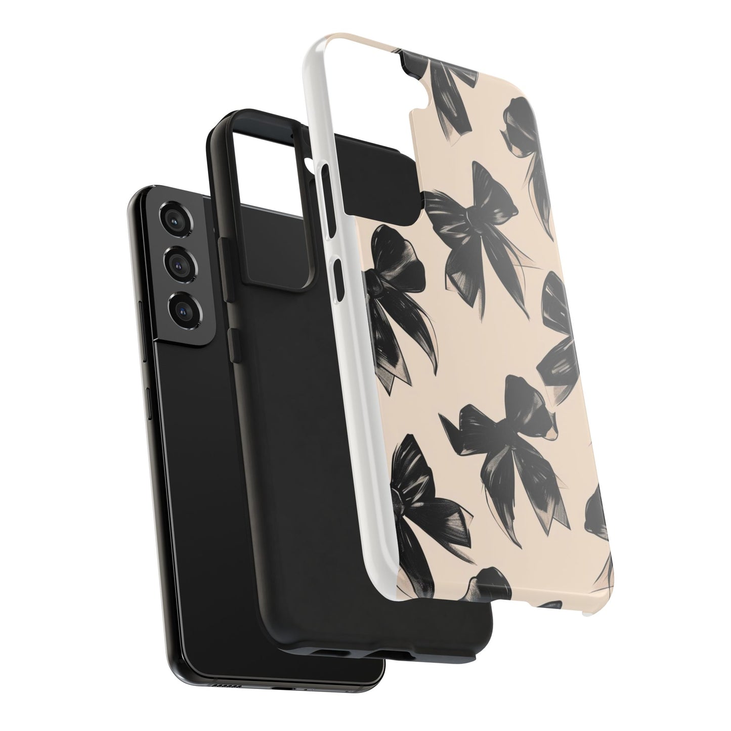 Chic Black Bow Tough Case