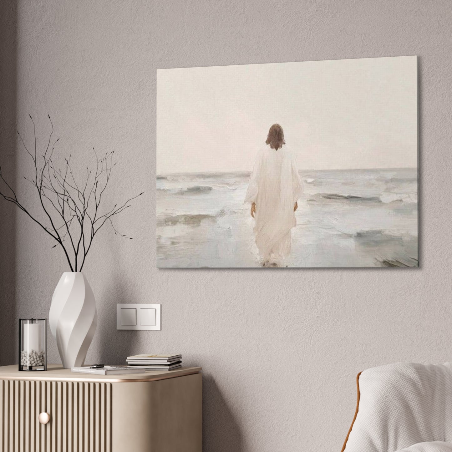 Jesus Walking - Canvas Wall Art