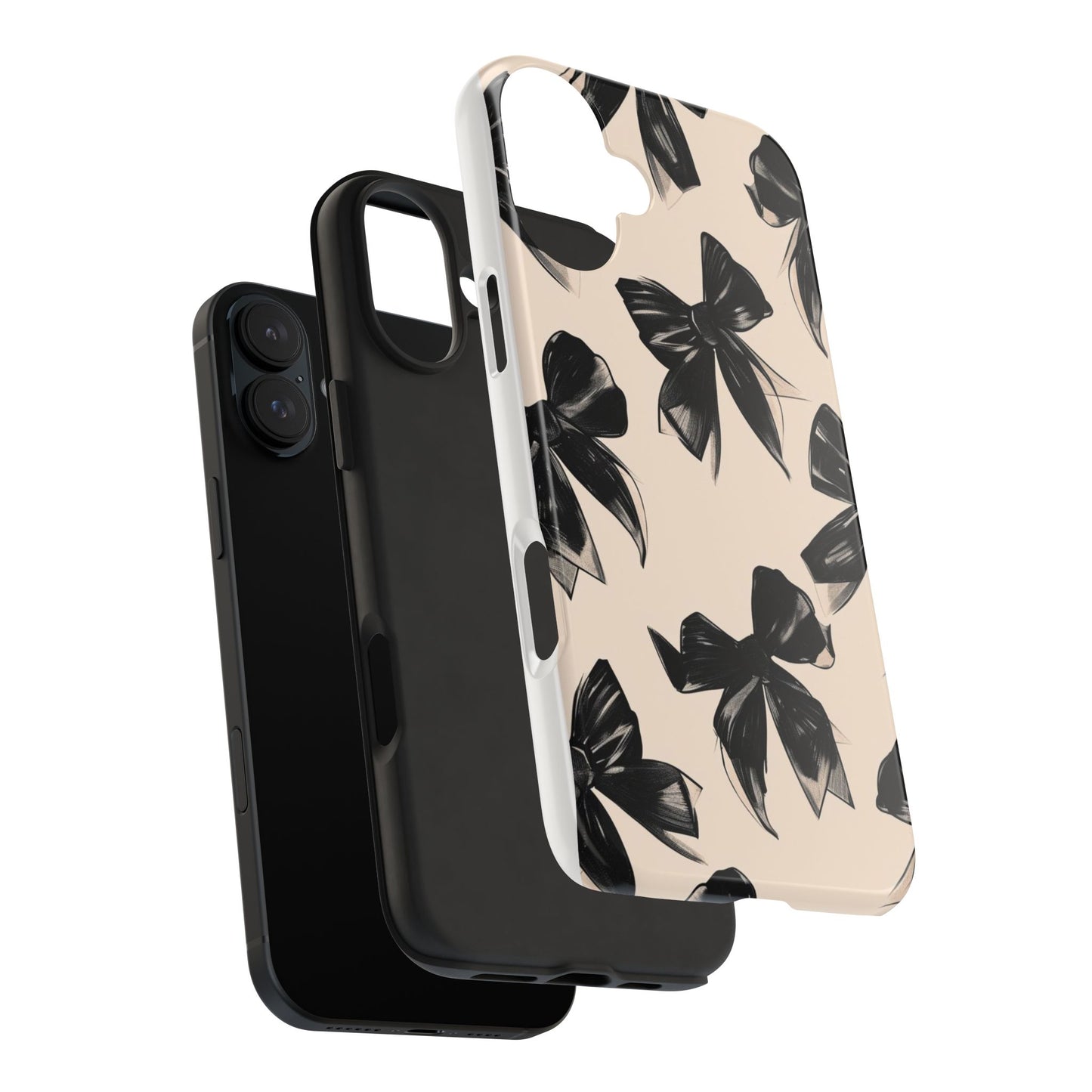 Chic Black Bow Tough Case