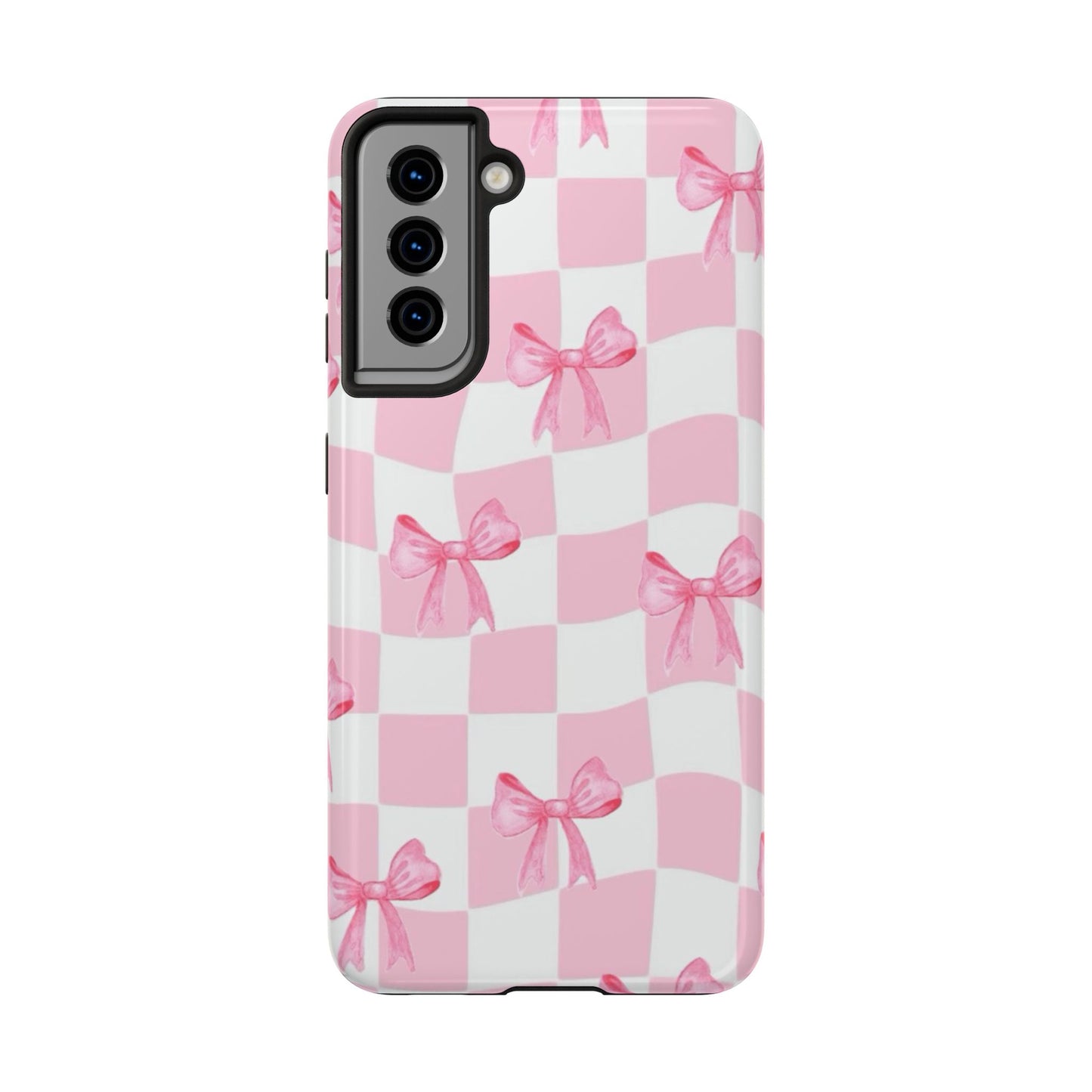 Chic Pink Bow Phone Case