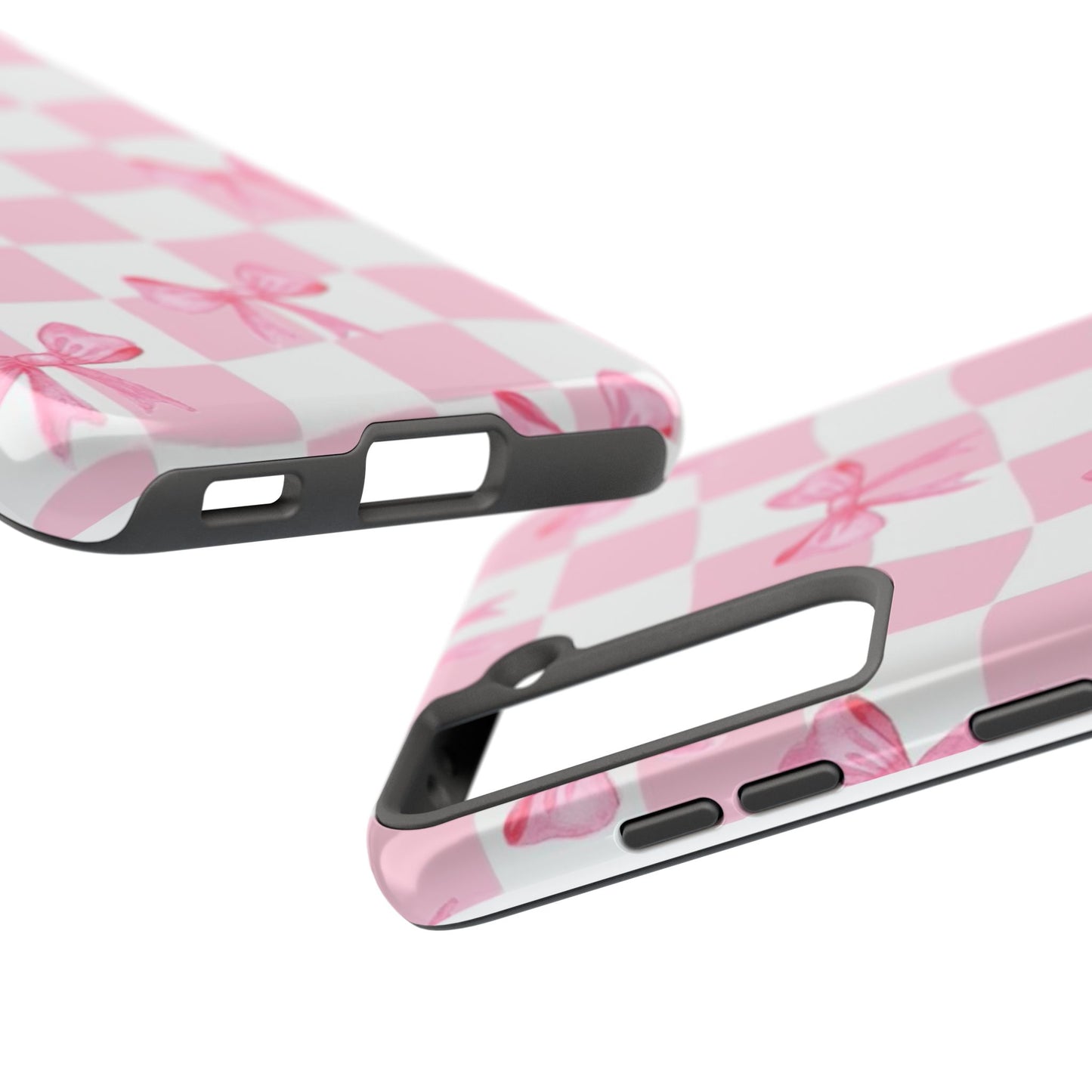 Chic Pink Bow Phone Case