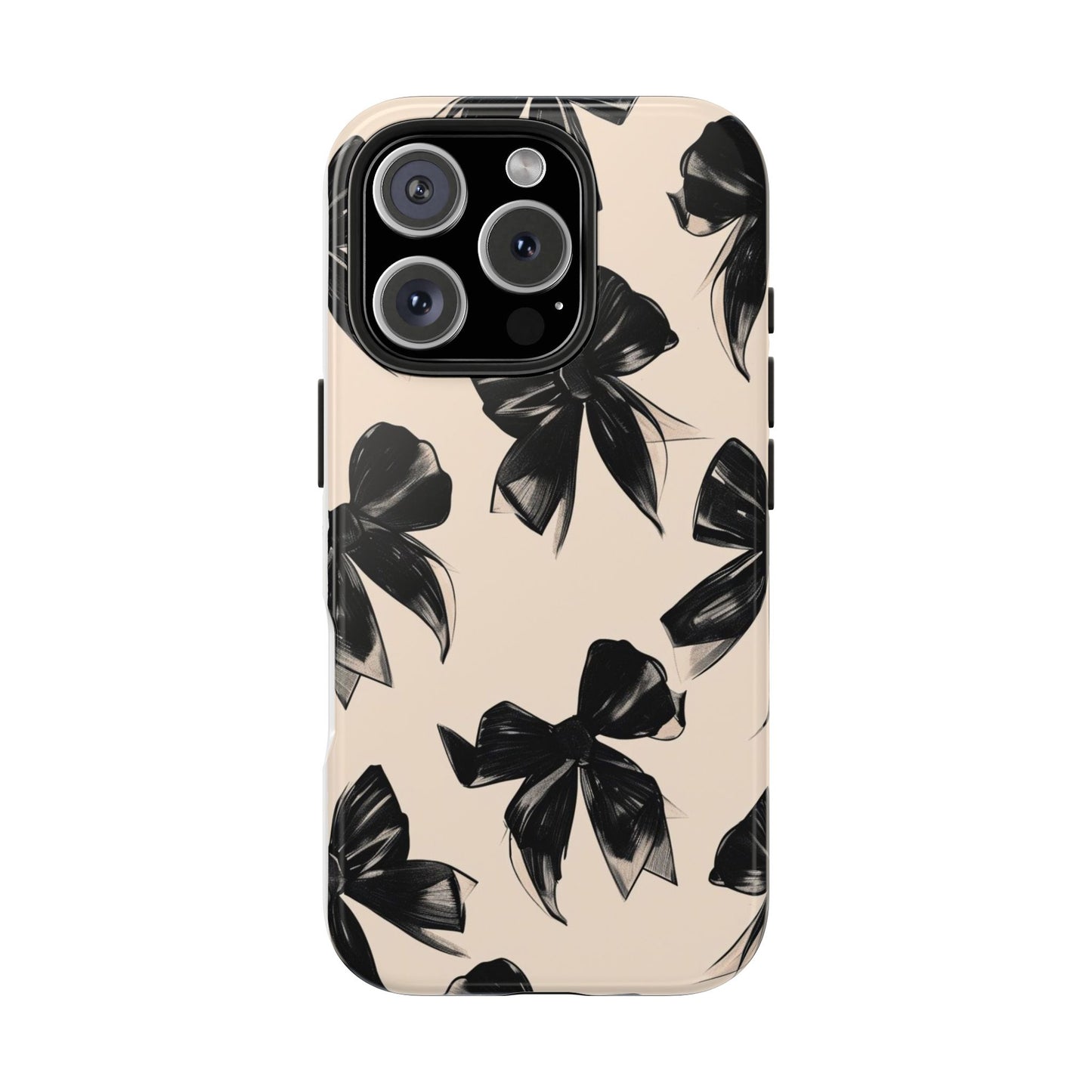 Chic Black Bow Tough Case