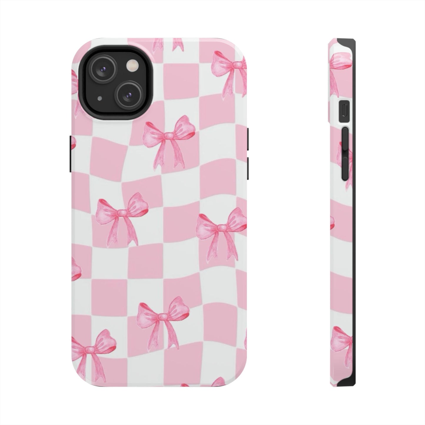 Chic Pink Bow Phone Case