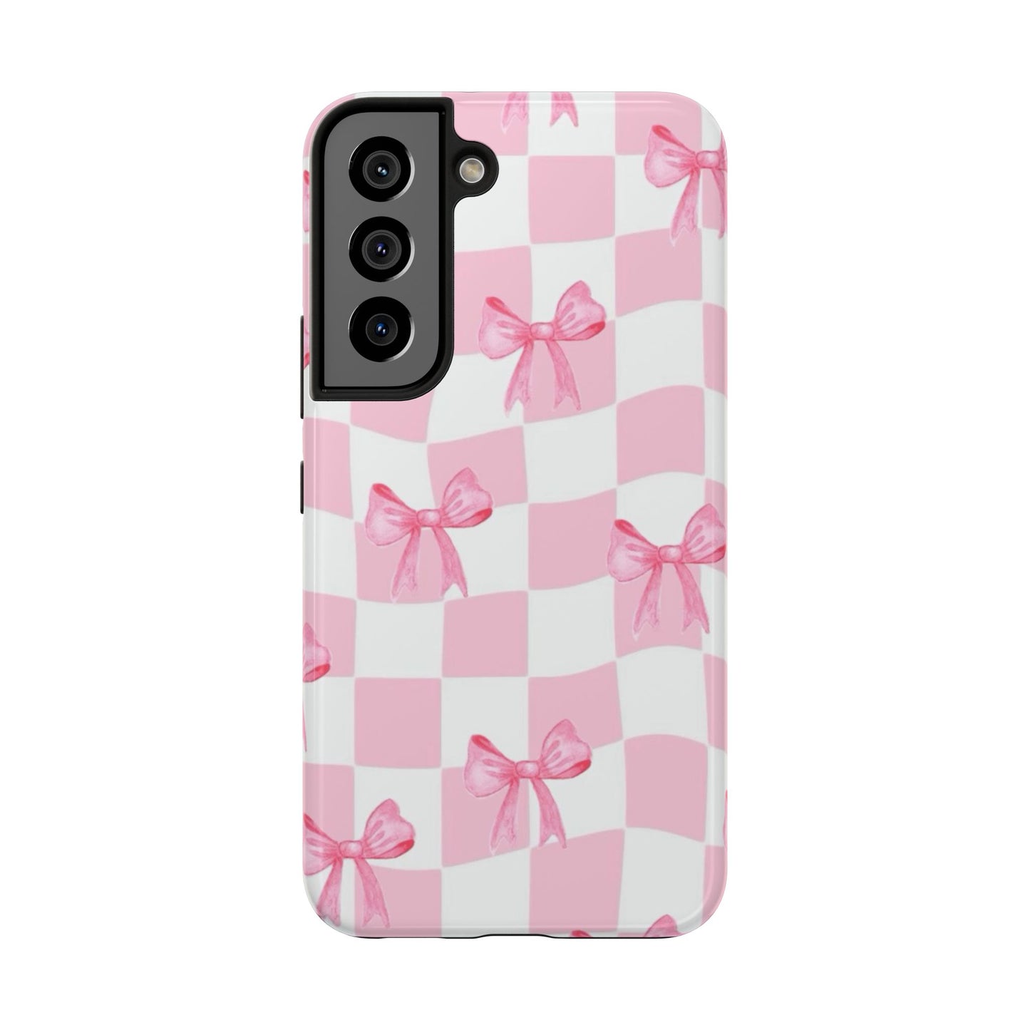 Chic Pink Bow Phone Case