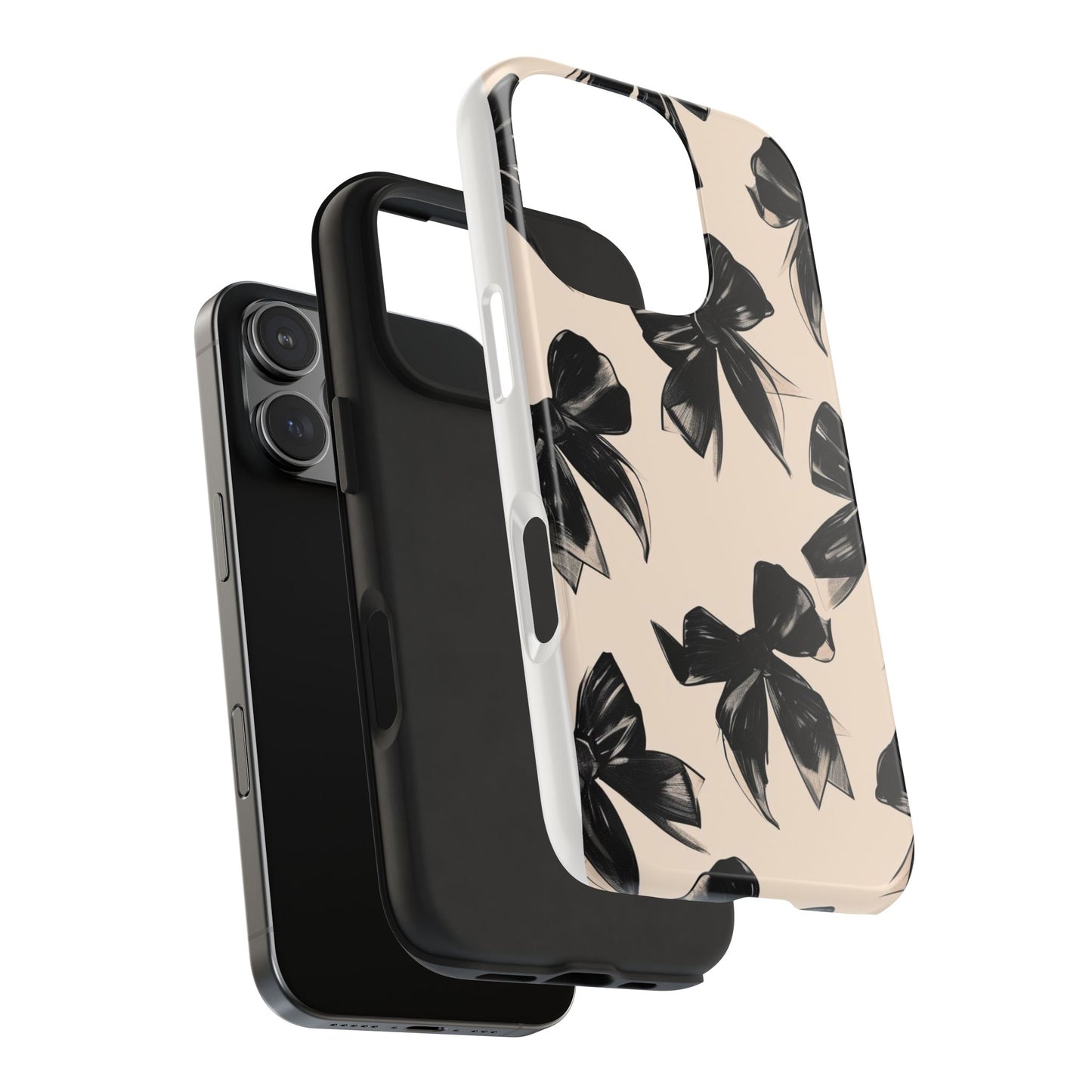 Chic Black Bow Tough Case
