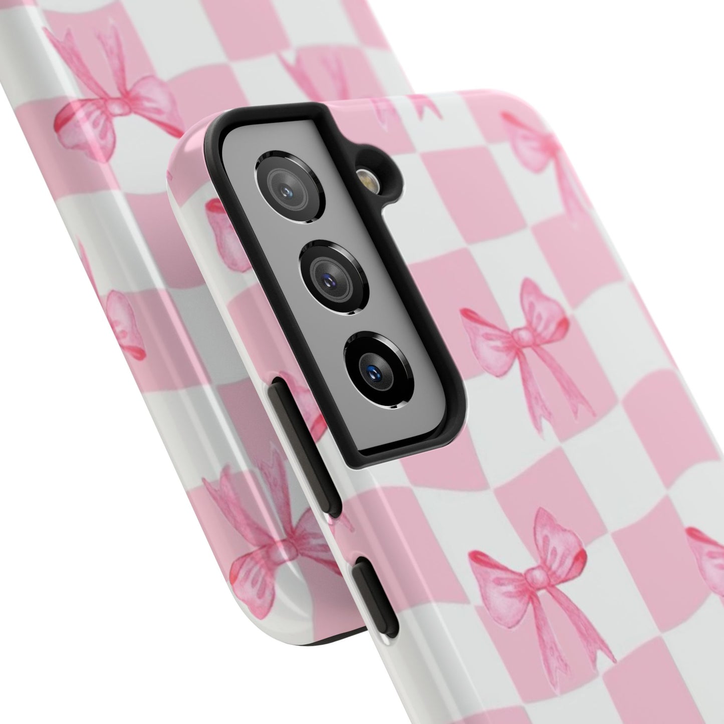 Chic Pink Bow Phone Case
