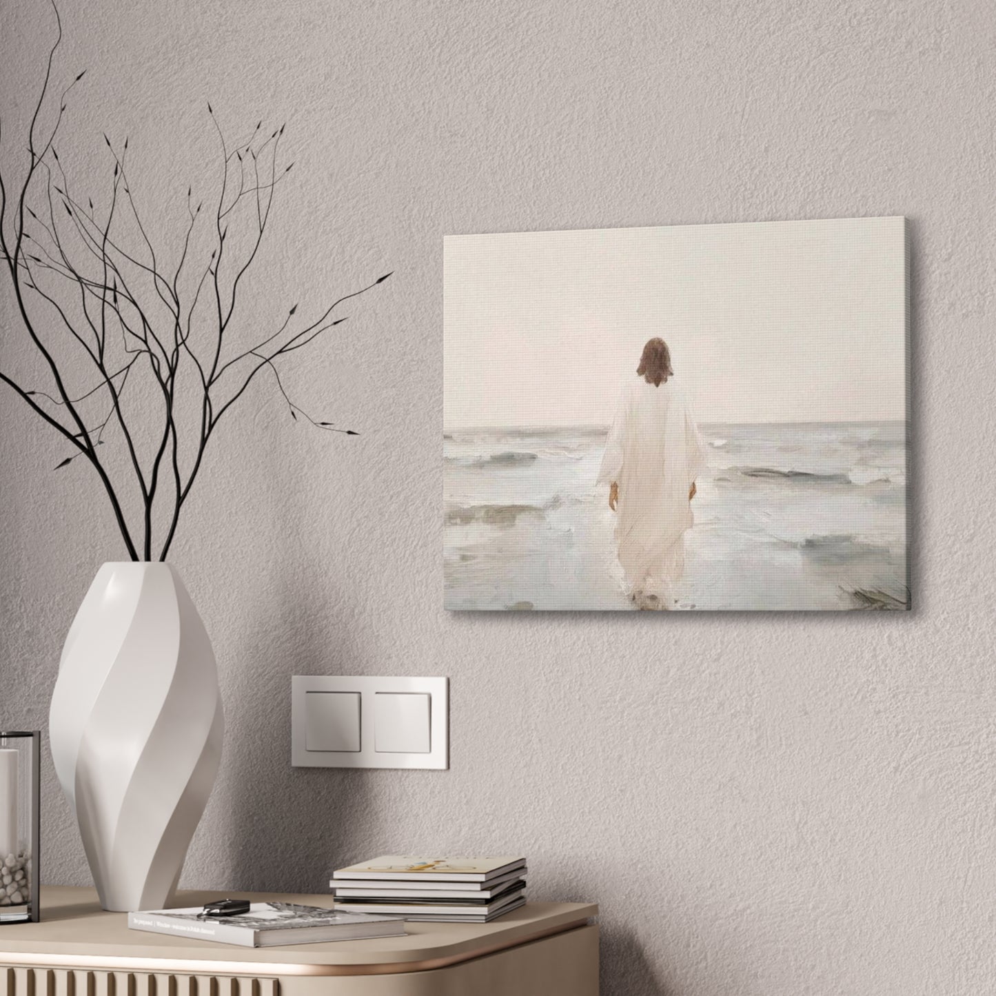 Jesus Walking - Canvas Wall Art