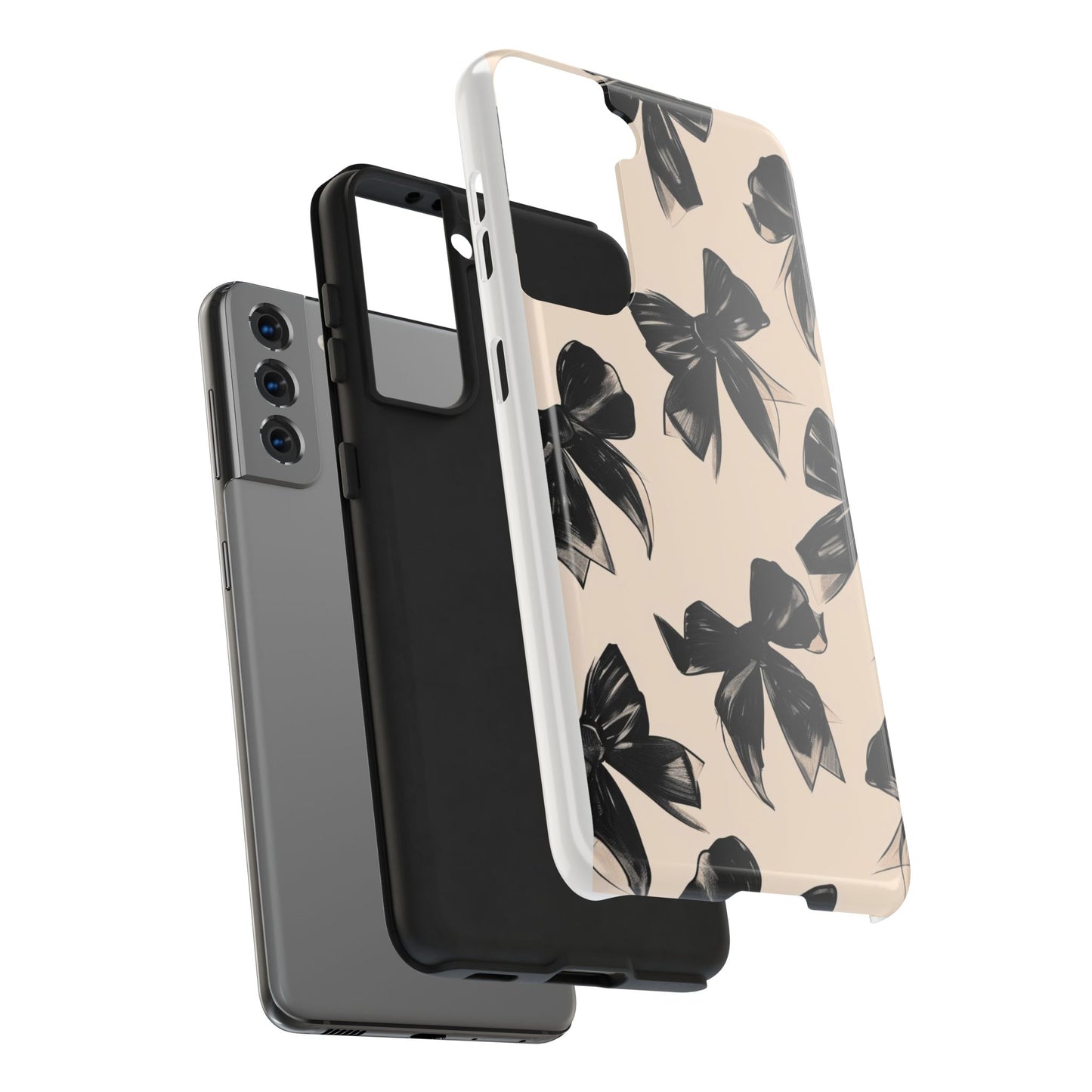 Chic Black Bow Tough Case