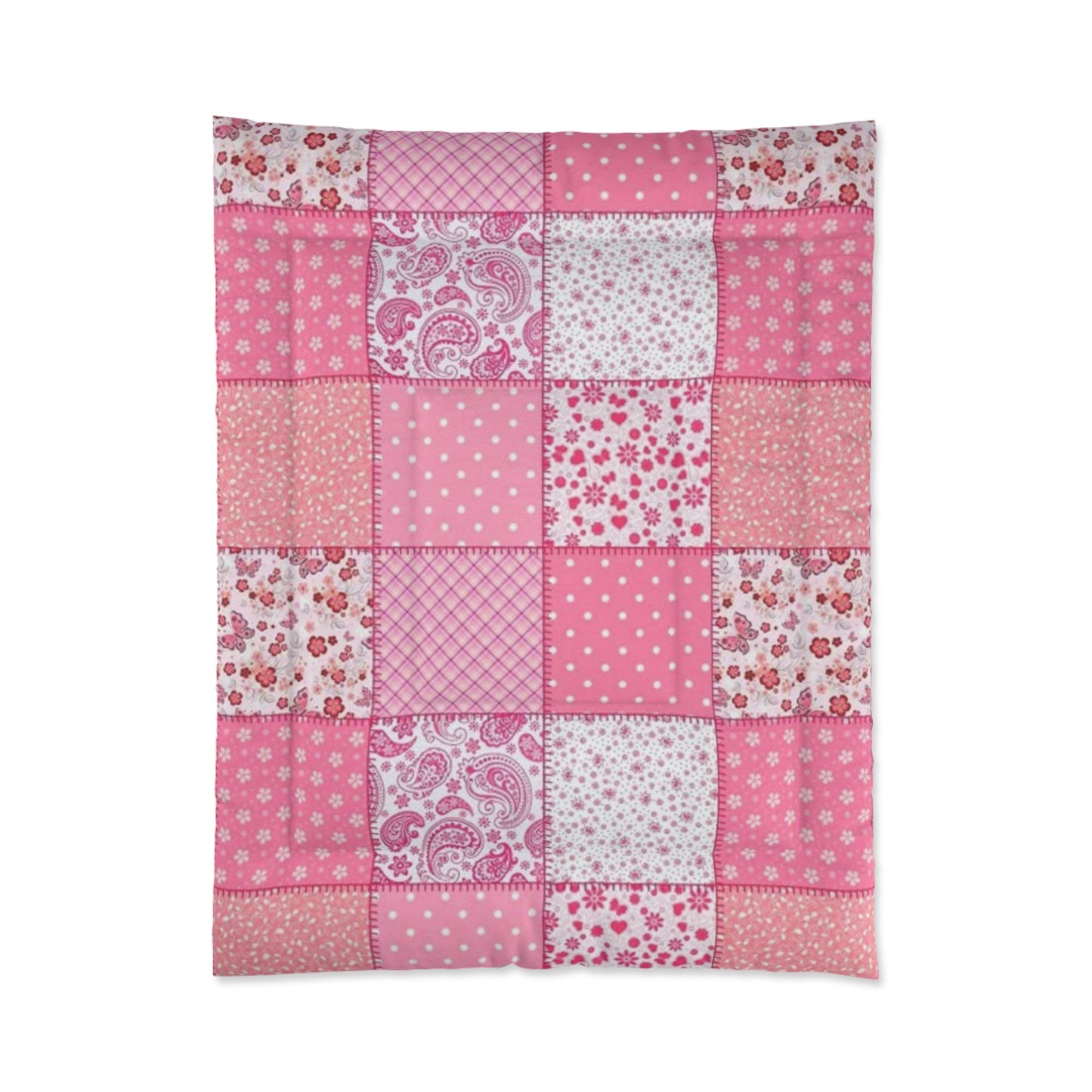 Pink Patchwork Comforter