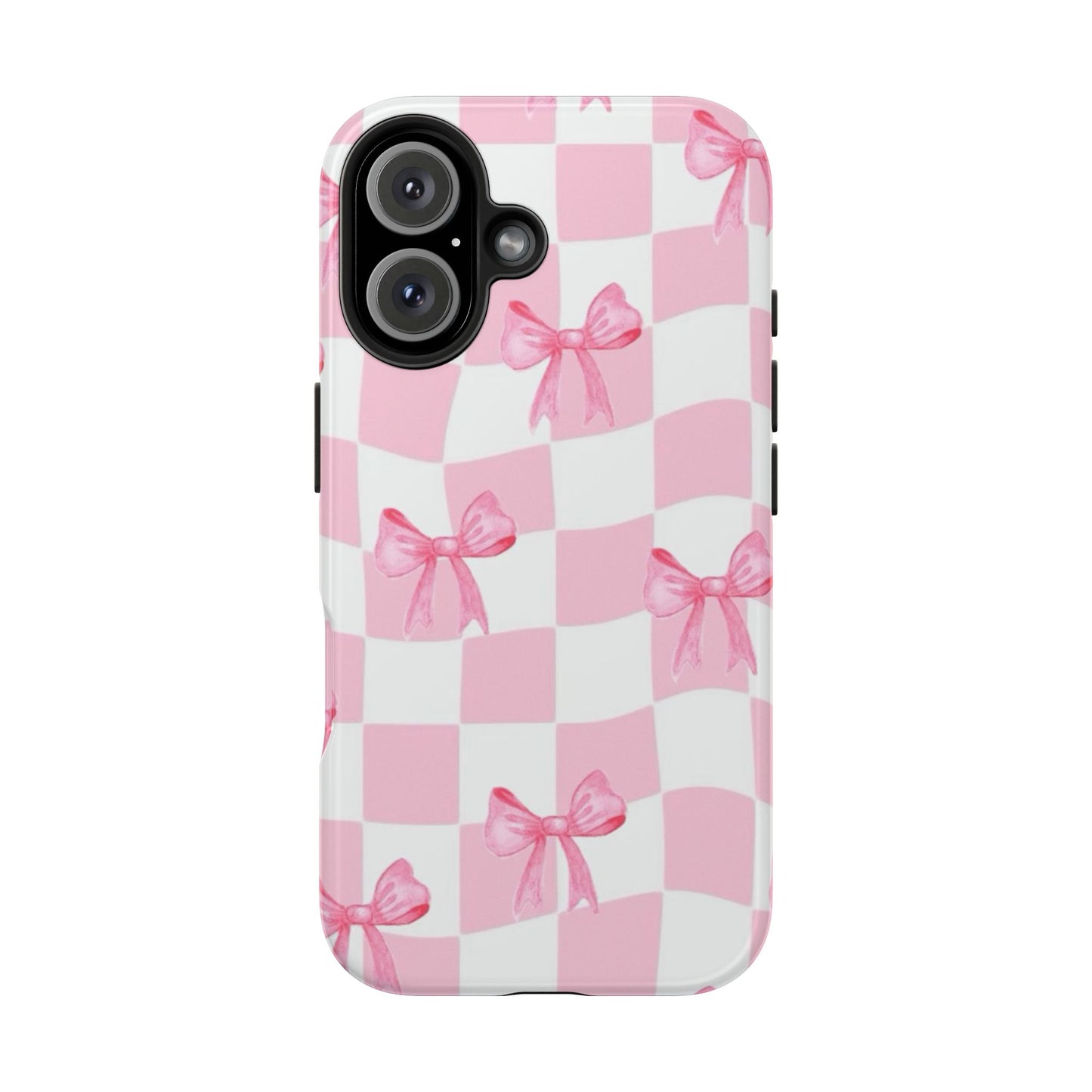 Chic Pink Bow Phone Case