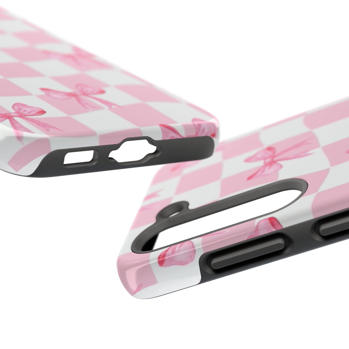 Chic Pink Bow Phone Case
