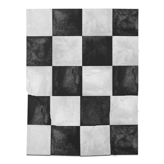 Checkered Baby Swaddle Blanket