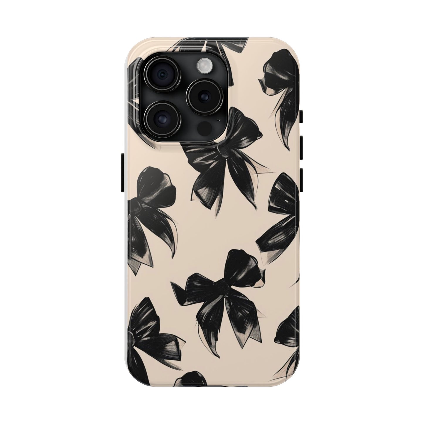 Chic Black Bow Tough Case