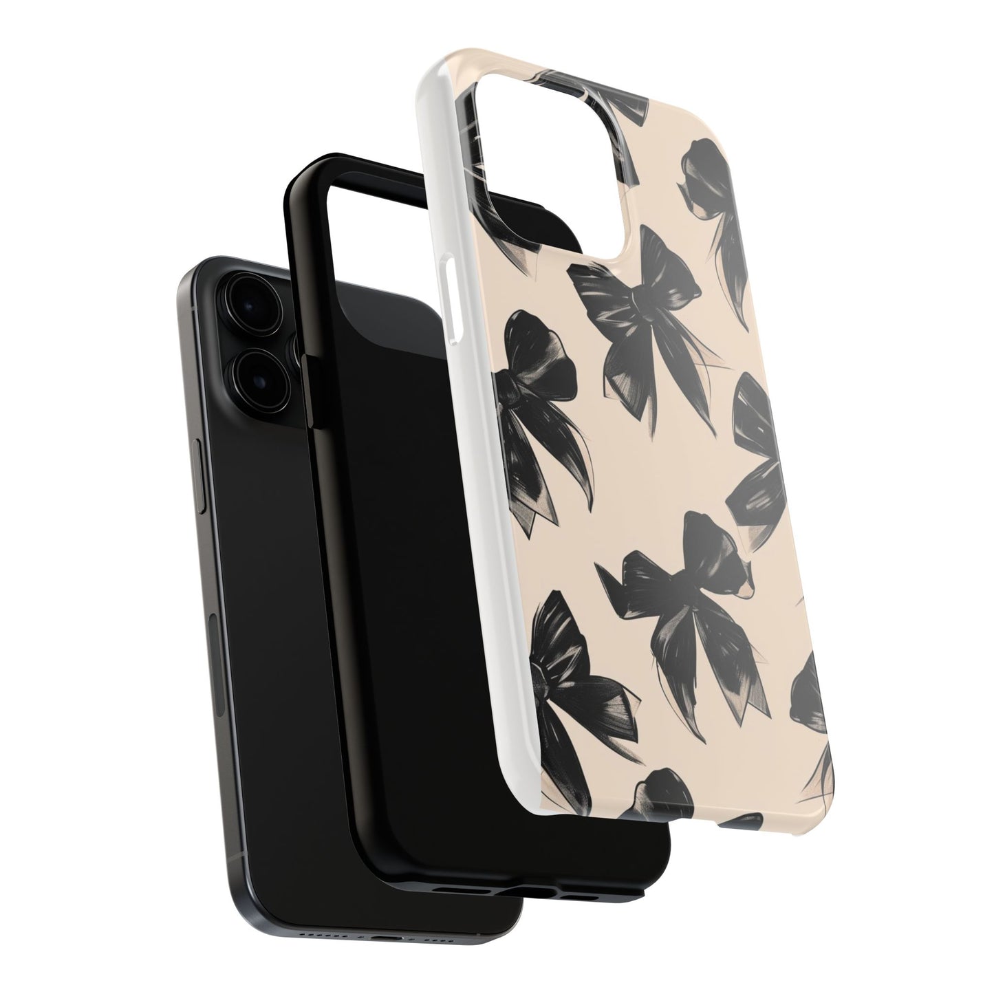 Chic Black Bow Tough Case