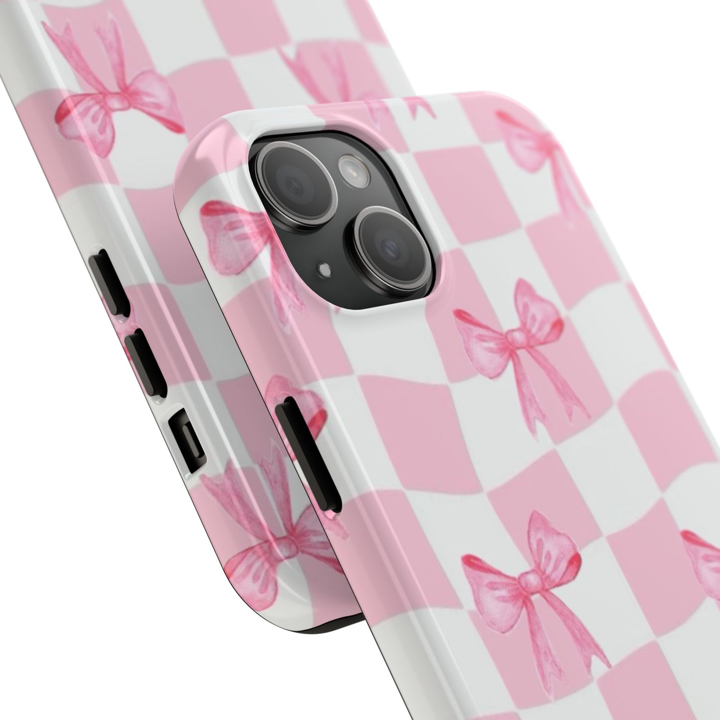Chic Pink Bow Phone Case