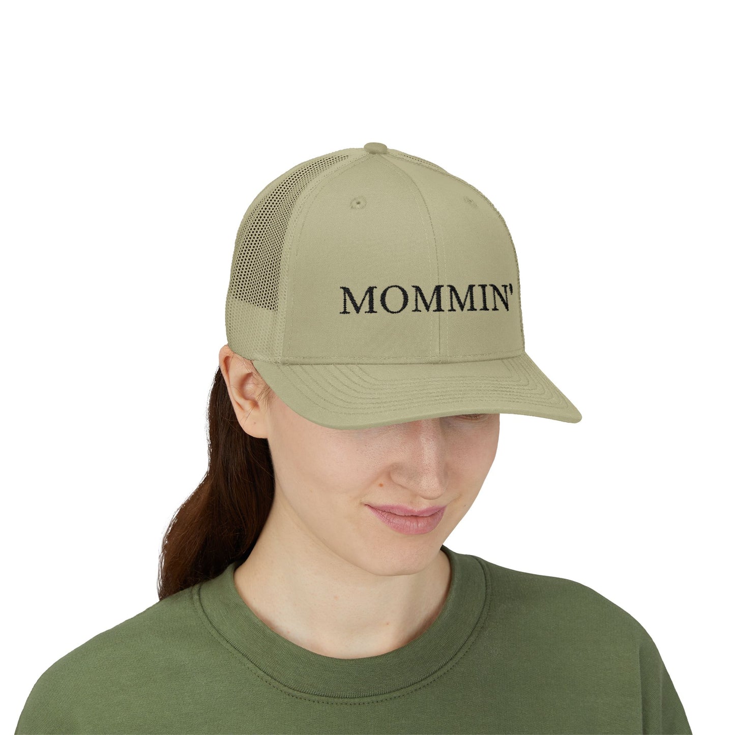 Embroidered Mommin' Trucker Cap
