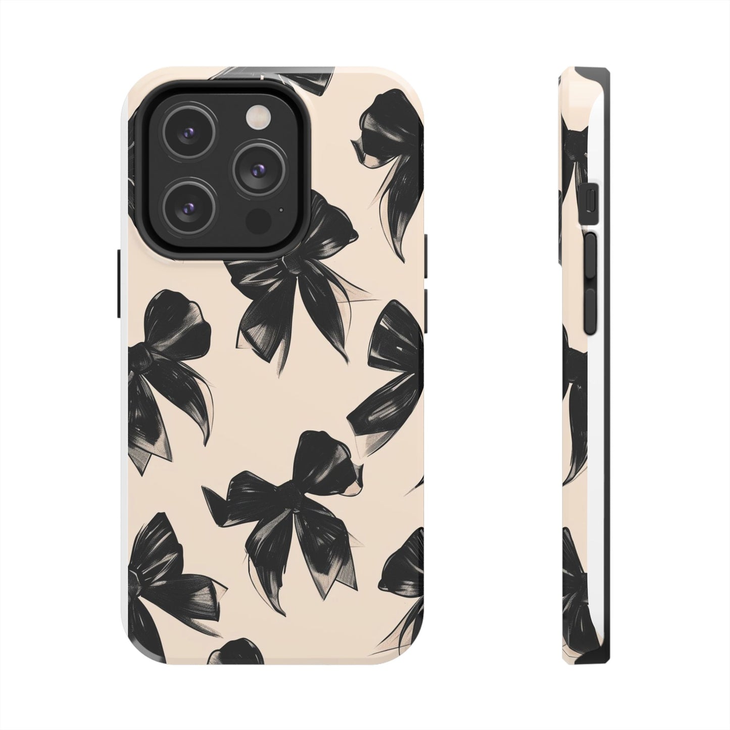Chic Black Bow Tough Case