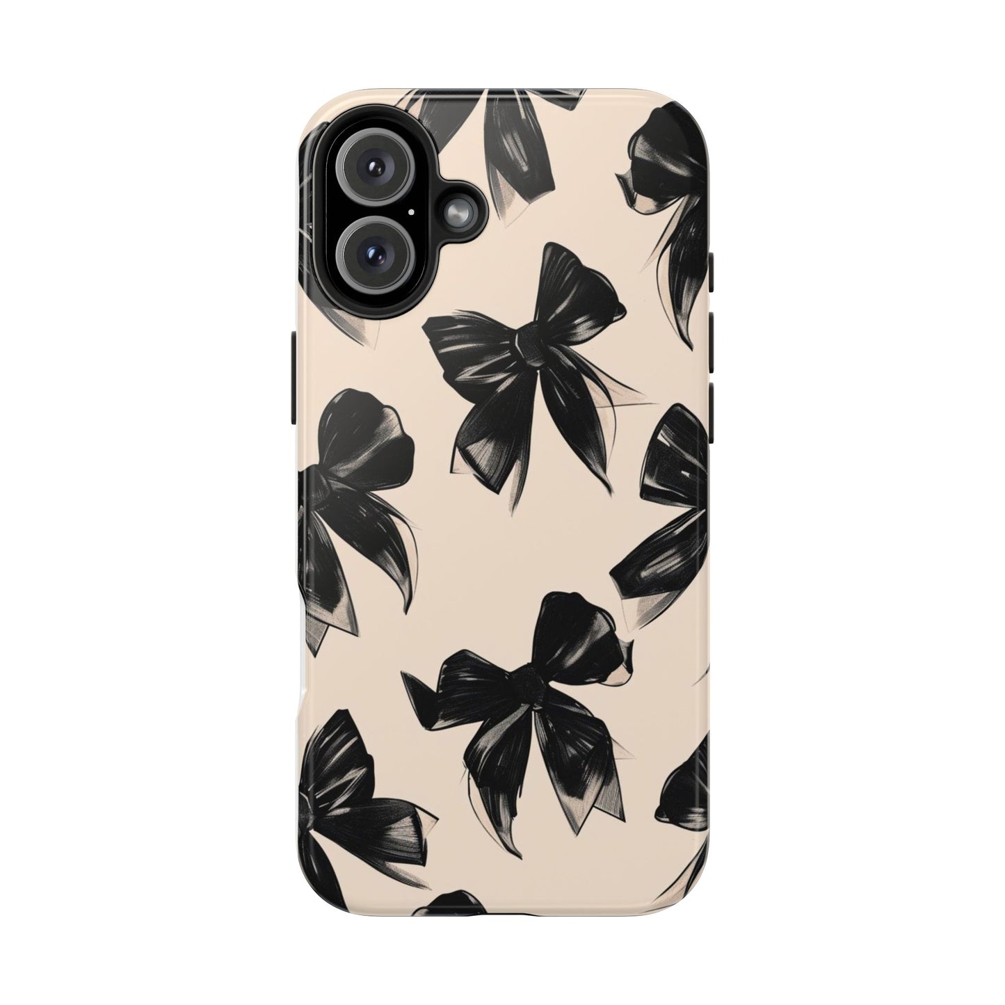 Chic Black Bow Tough Case