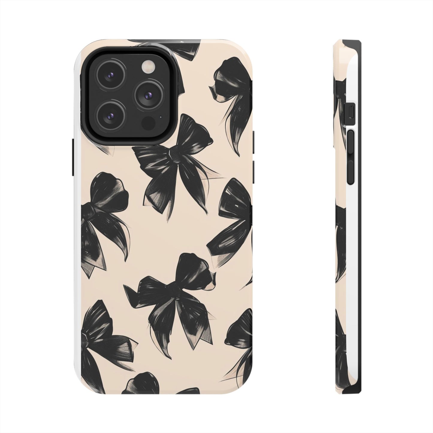 Chic Black Bow Tough Case