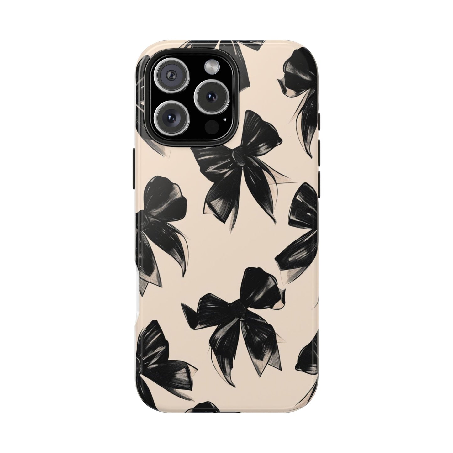Chic Black Bow Tough Case