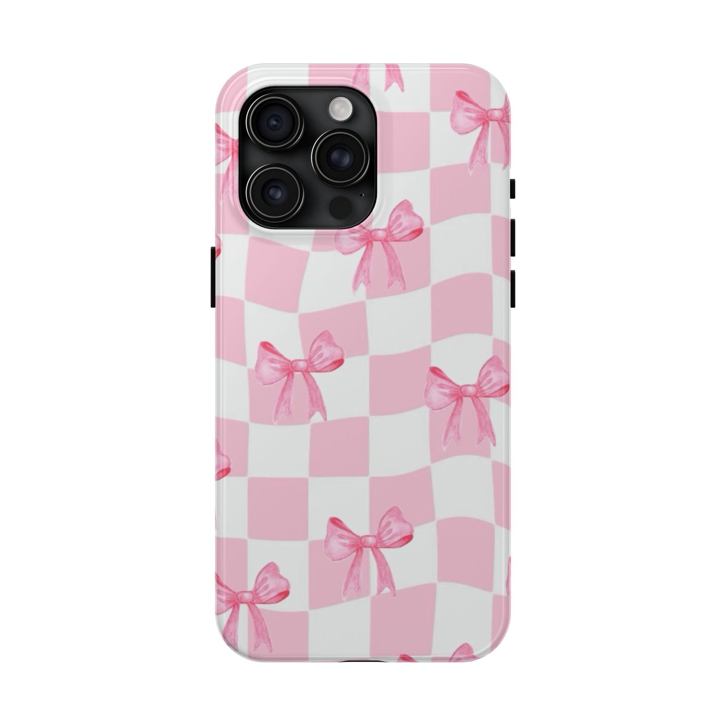 Chic Pink Bow Phone Case