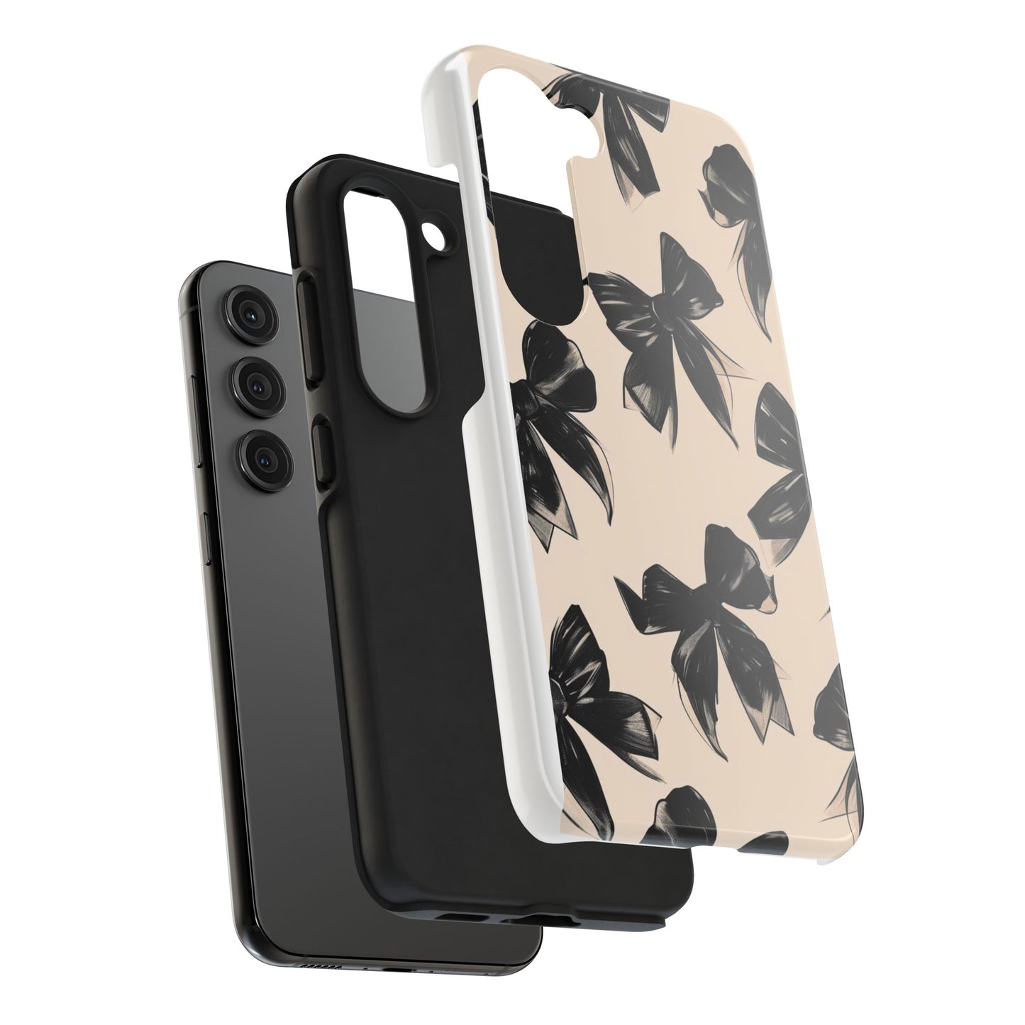 Chic Black Bow Tough Case