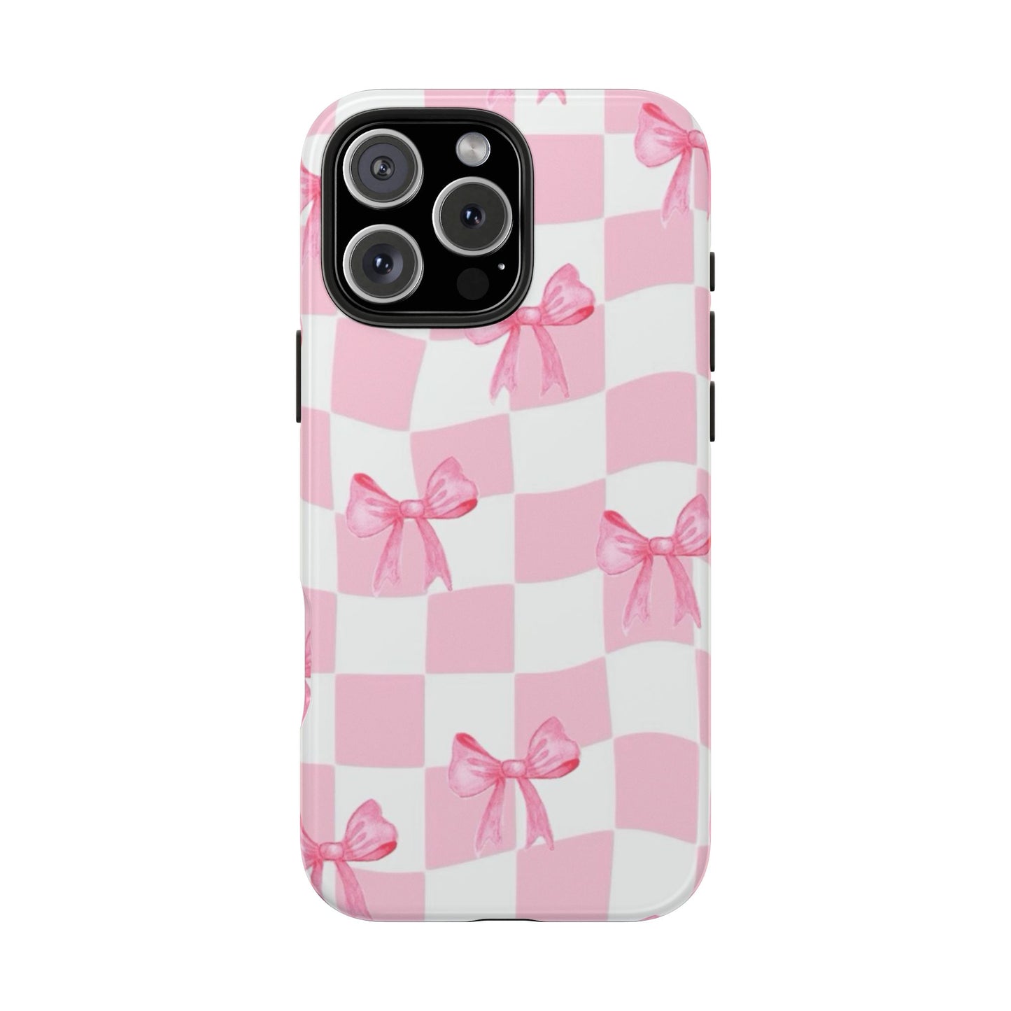 Chic Pink Bow Phone Case